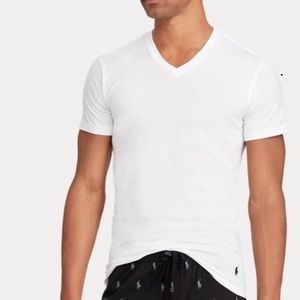 POLO RALPH LAUREN Slim Wicking Black V-Neck Large